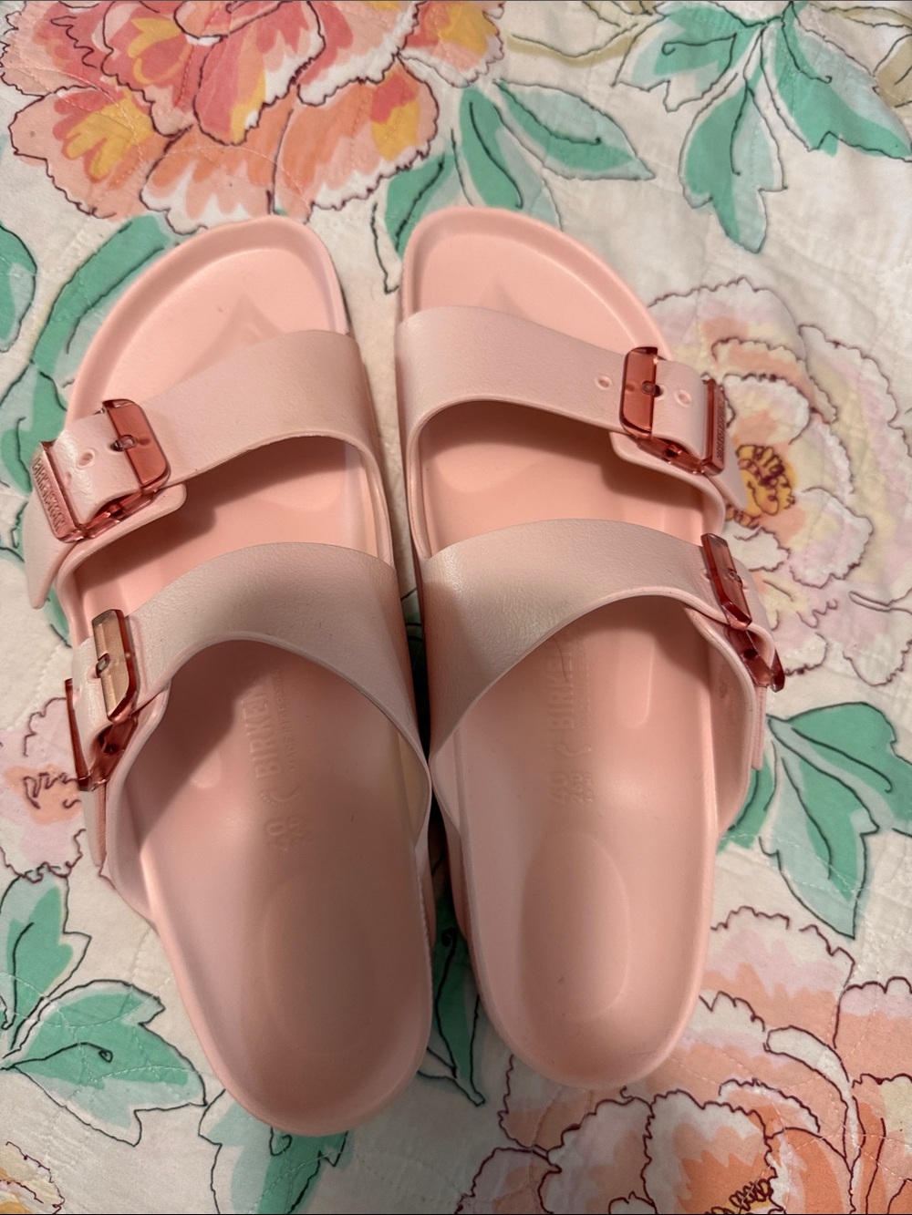 Women’s Birkenstock Double-Buckle Slide Sandals - Pink